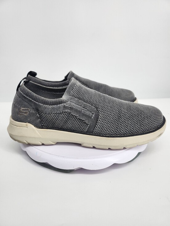 Skechers Arch Fit Charcoal Gray Knit Slip On Shoes Mens 11 204377 main image 9